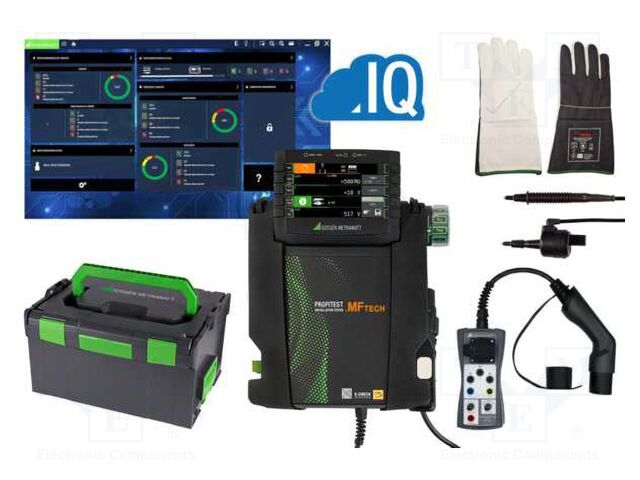 Meter: appliance meter; LCD; Earthing R range: 150mΩ÷9999Ω; USB