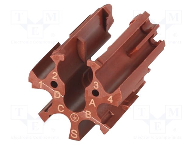 Connector: M23; contact insert; crimped; SH