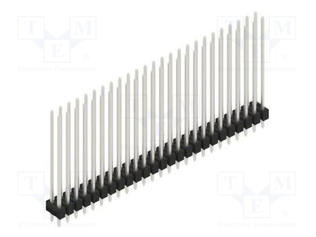 Connector: pin strips; pin header; male; PIN: 50; 2.54mm; THT; 2x25