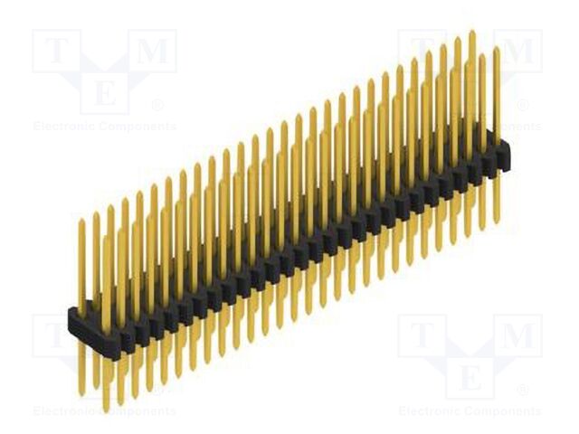 Connector: pin strips; pin header; male; PIN: 56; 1.27mm; THT; 2x28