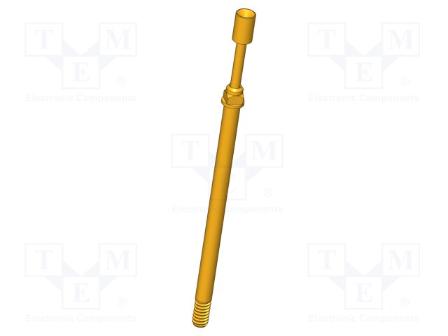 Test needle; Operational spring compression: 4mm; 5A; Ø: 2mm; 0.8N