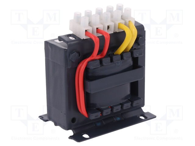 Transformer: mains; 63VA; 230VAC; 24V; Leads: terminal block; 1.2kg