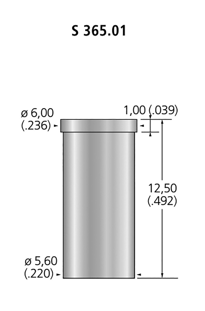 Test probe socket; Application: series 365; series 365; 12.5mm