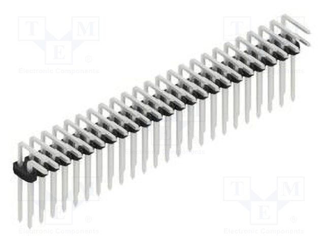 Connector: pin strips; pin header; male; PIN: 48; 2mm; THT; 2x24
