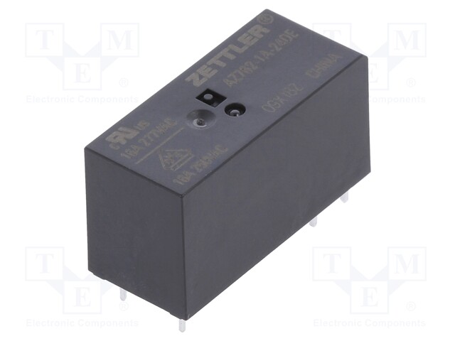 Relay: electromagnetic; SPST-NO; Ucoil: 24VDC; 16A/250VAC; 16A