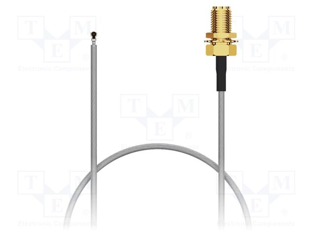 Cable; IPEX MHF 5L,RP-SMA female; angled,straight; -40÷85°C