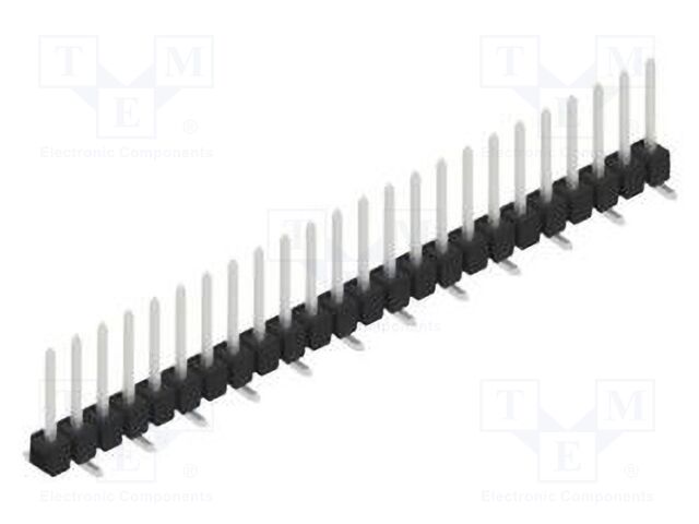 Connector: pin strips; pin header; male; PIN: 24; 2.54mm; SMT; 1x24