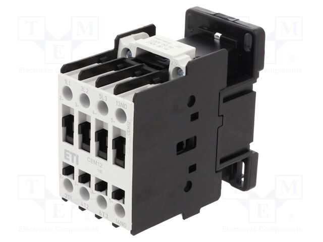 Contactor: 3-pole; NO x3; Auxiliary contacts: NO; 230VAC; 12A; CEM