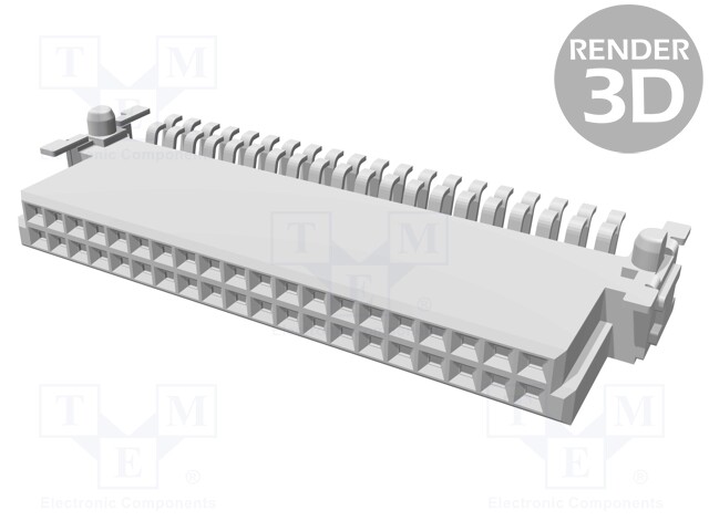 Connector: PCB to PCB; female; PIN: 40; 1.27mm; Series: har-flex