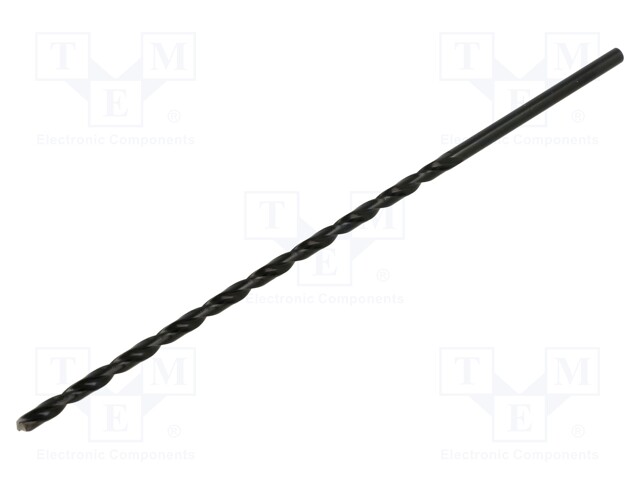 Drill bit; for metal; Ø: 4mm; L: 175mm; Working part len: 120mm