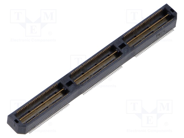 Mezzanine Connector, Ground Plane, Header, 0.5 mm, 2 Rows, 180 Contacts, Surface Mount