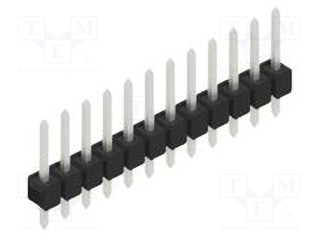 Connector: pin strips; pin header; male; PIN: 12; 2.54mm; THT; 1x12