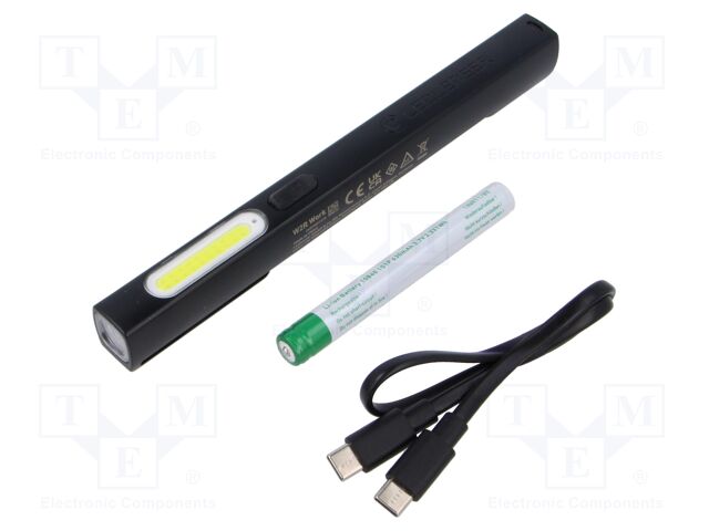 Torch: LED; waterproof; No.of diodes: 1; 7h; 176mm; 220lm; IP54