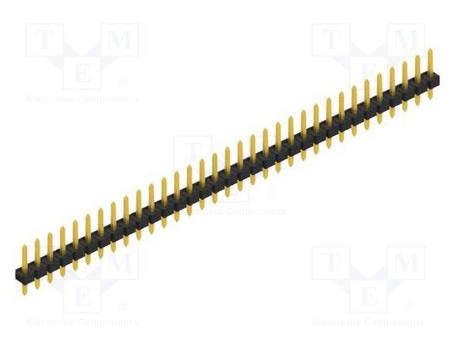 Connector: pin strips; pin header; male; PIN: 33; 2.54mm; THT; 1x33