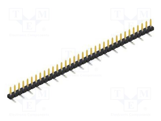 Connector: pin strips; pin header; male; PIN: 34; 2mm; SMT; 1x34