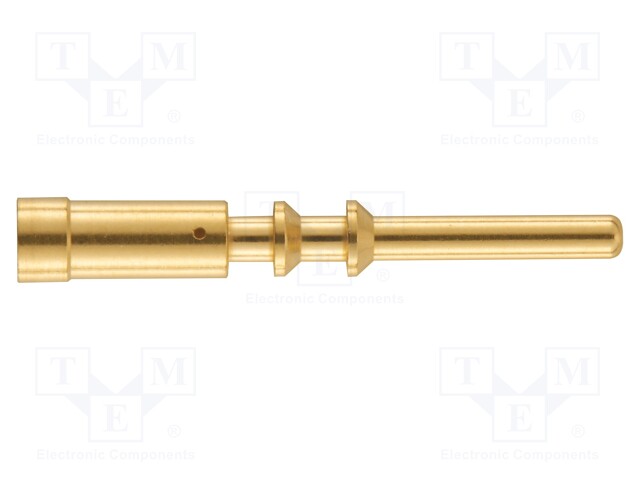 Circular Connector Contact, Han Series, Pin, Crimp, 12 AWG, 14 AWG