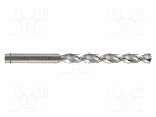 Drill bit; for metal; Ø: 6.2mm; L: 101mm; HSS-CO; bulk,industrial