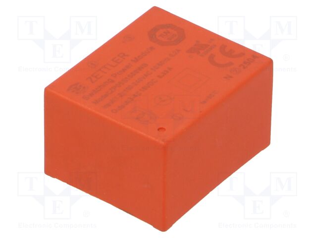 Converter: AC/DC; 5W; 85÷265VAC; Usup: 100÷370VDC; Uout: 15VDC; 70%