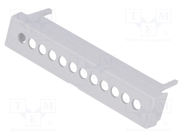 Terminals cover; grey; 5.08mm; Holes no: 12