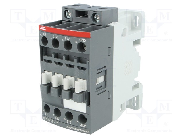 Contactor: 3-pole; NO x3; Auxiliary contacts: NO; 24÷60VAC; 12A