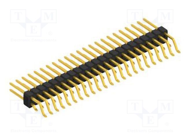 Connector: pin strips; pin header; male; PIN: 46; 2.54mm; SMT; 2x23