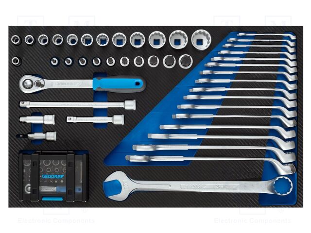 Kit: general purpose; 1/2",1/4"; 173pcs.