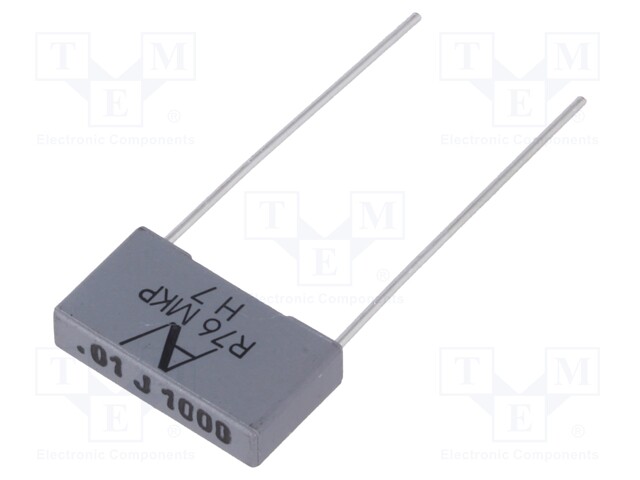 Capacitor: polypropylene; 10nF; 15mm; ±5%; 18x4x10mm; -55÷105°C
