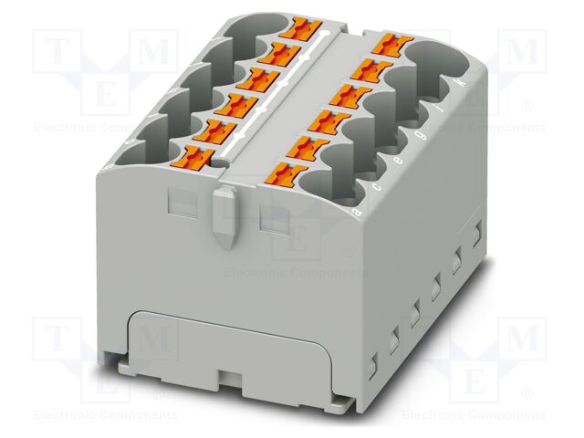 Splice terminal: rail; 32A; 450V; push-in; PA; L: 21.7mm; 0.2÷6mm2