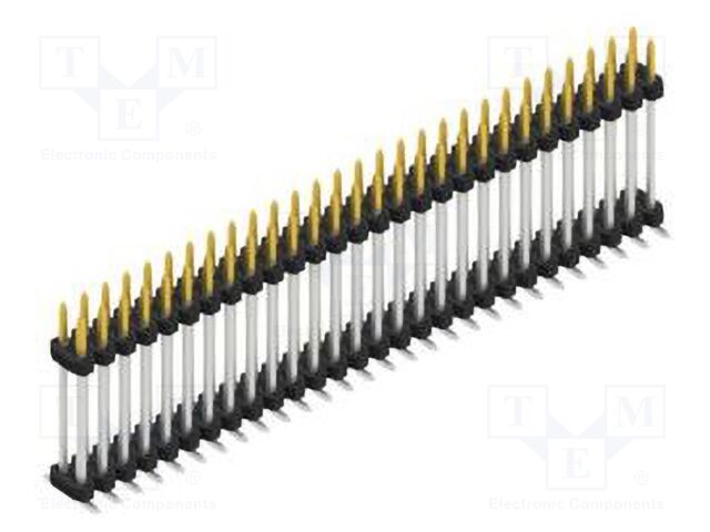 Connector: pin strips; pin header; male; PIN: 56; 2mm; SMT; 2x28