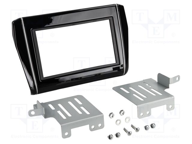 Radio frame; Suzuki; 2 DIN; black gloss