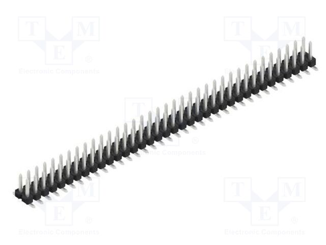 Connector: pin strips; pin header; male; PIN: 72; 2.54mm; SMT; 2x36