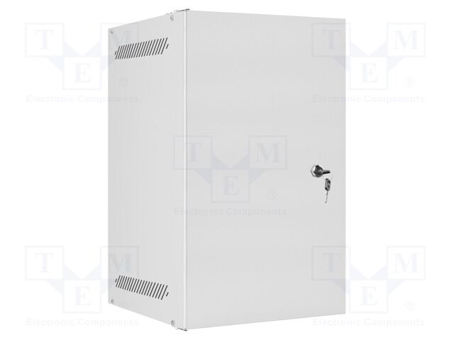 Enclosure: rack cabinet; Standard: 10"; 9U; grey; Z: 310mm; X: 280mm