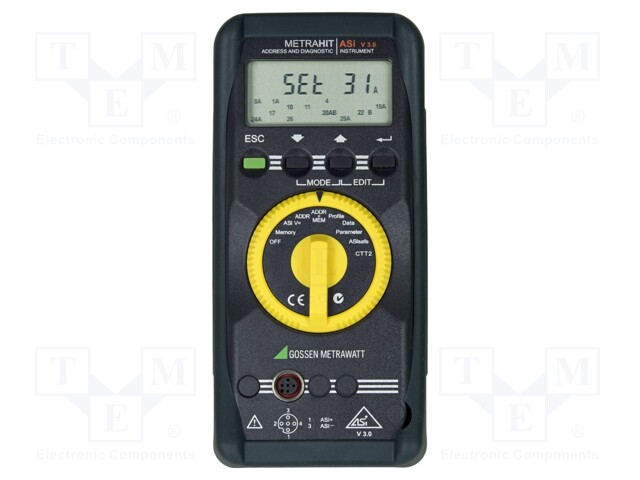 AS-i network tester; VDC: 2÷35V; 0A÷150mA