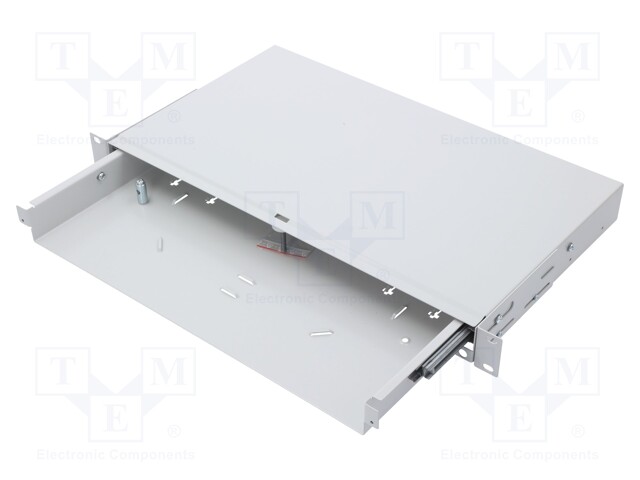1U; Enclosures accessories: telescopic patch panel