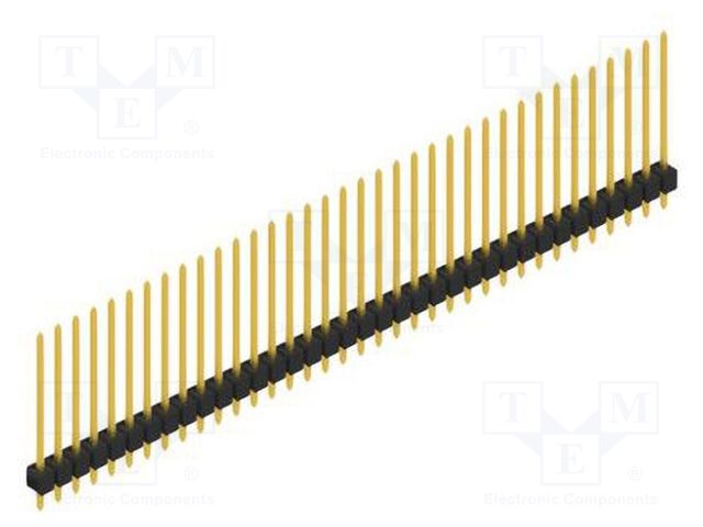 Connector: pin strips; pin header; male; PIN: 36; 2.54mm; THT; 1x36