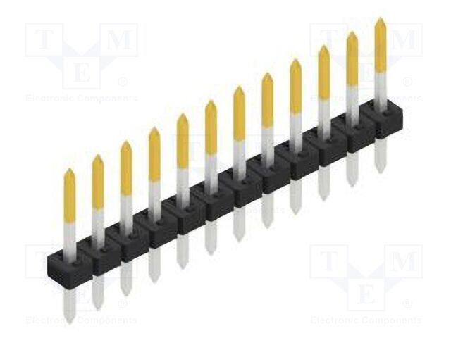 Connector: pin strips; pin header; male; PIN: 12; 2mm; THT; 1x12