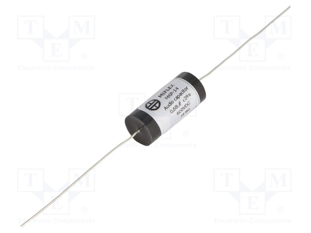 Capacitor: polypropylene; 0.68uF; 600VDC; ±2%; Ø0.68x33mm; 0.001