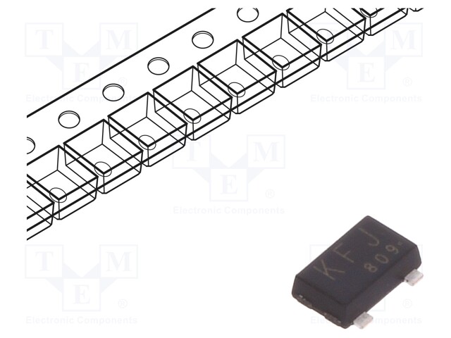 Transistor: P-MOSFET; unipolar; -30V; -6A; 1W; SOT23F