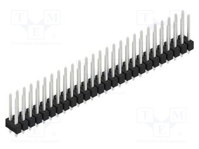 Connector: pin strips; pin header; male; PIN: 52; 2.54mm; THT; 2x26