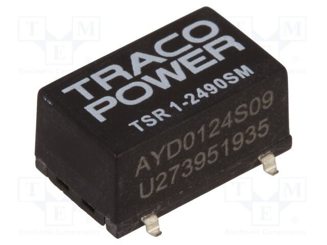 Converter: DC/DC; Uin: 12÷36V; 9VDC; Iout: 1A; SMD; 15.2x9.3x7.6mm