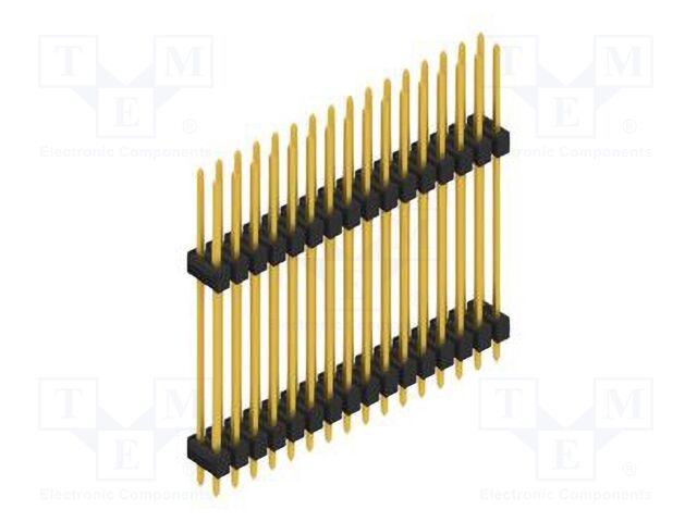 Connector: pin strips; pin header; male; PIN: 32; 2.54mm; THT; 2x16