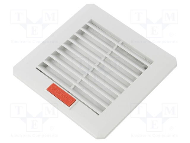 Guard; IP54; Mounting: snap fastener; RAL 7035; 110x110x20.5mm