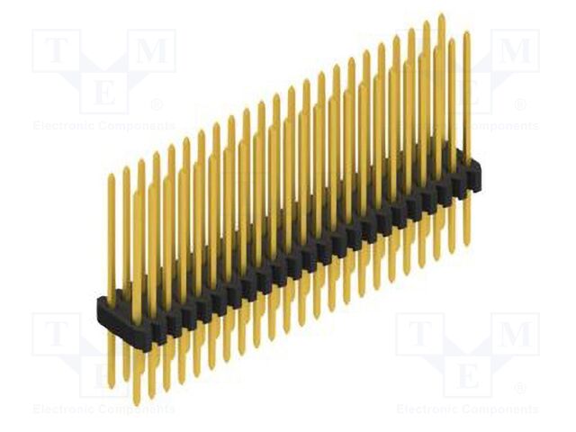 Connector: pin strips; pin header; male; PIN: 46; 1.27mm; THT; 2x23