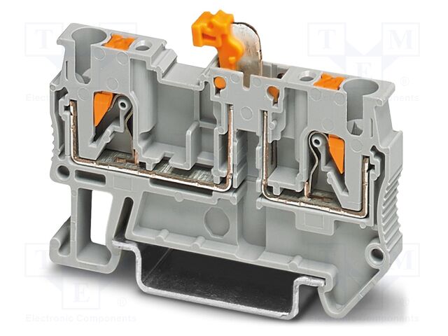 Splice terminal: rail; 20A; 400V; push-in; PA; L: 35.3mm; 0.14÷4mm2