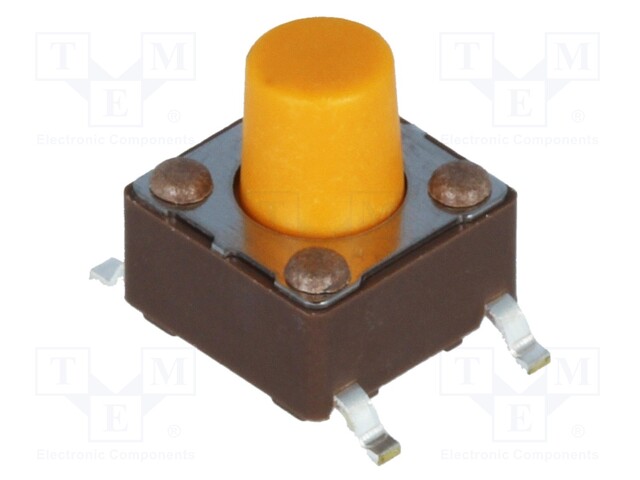 Microswitch TACT; SPST-NO; Pos: 2; 0.05A/12VDC; SMT; none; 3.2N