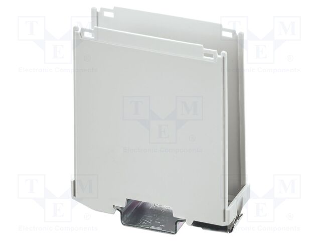 Enclosure base; with terminals; grey; UL94V-0; ICS25; X: 85.8mm