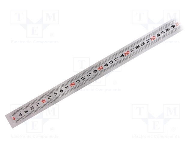 Ruler; figures horizontally arranged,self-adhesive; W: 11mm