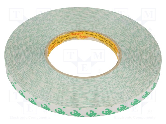 Tape: fixing; W: 12mm; L: 50m; acrylic; Application: fixing,bonding