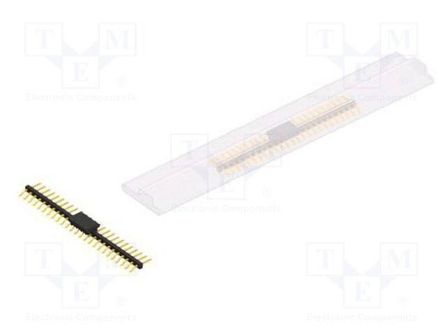Connector: pin strips; pin header; male; PIN: 25; 2mm; SMT; 1x25