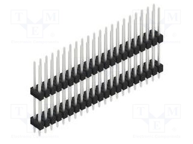 Connector: pin strips; pin header; male; PIN: 42; 2.54mm; THT; 2x21